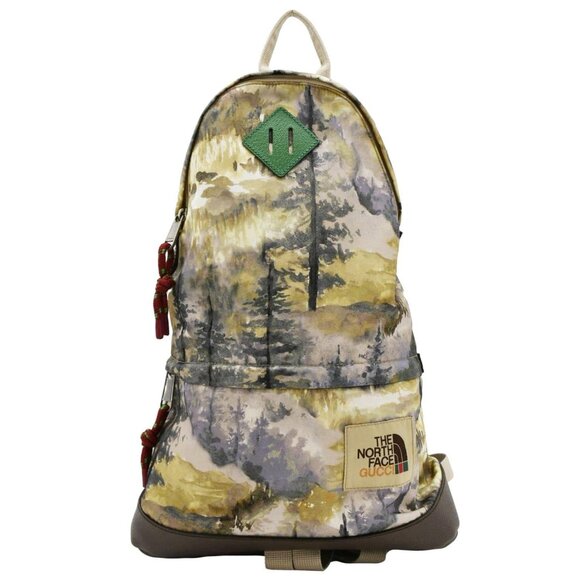 Gucci  x The North Face Mountain Print Nylon Backpack Multicolor - Picture 1 of 13